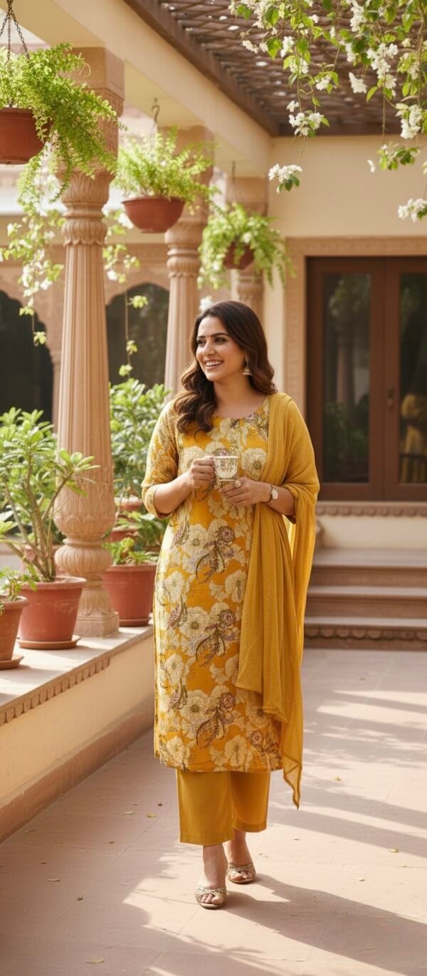 IMG_20260110_161537 Women Floral Pinted Kurta with Pant & Dupatta