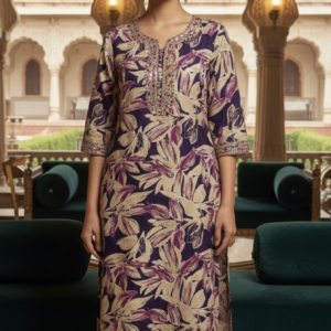Women Floral Printed Kurta with Trousers