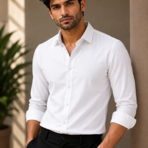 WhatsApp Image 2026-05-16 at 5.31.13 PM (1) Men's Slim Fit Solid Spread Collar Cotton Shirt|Stylish Men's Wear Shirt for Office or Party