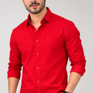 Men's Slim Fit Solid Spread Collar Cotton Shirt|Stylish Men's Wear Shirt for Office or Party