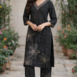 Women Floral Printed Kurta with Trousers